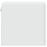 Wall Cabinet White 30x42.5x40 cm Engineered Wood - Rear View