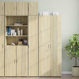 Wall Cabinet Sonoma Oak 30x42.5x40 cm Engineered Wood - Side View