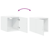 Wall Cabinet White 40x42.5x40 cm Engineered Wood - Low Angle