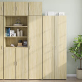 Wall Cabinet Sonoma Oak 40x42.5x40 cm Engineered Wood - Side View