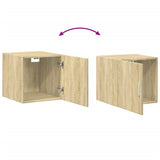 Wall Cabinet Sonoma Oak 40x42.5x40 cm Engineered Wood - Low Angle