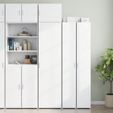 Wall Cabinet White 50x42.5x40 cm Engineered Wood - Side View