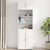 Wall Cabinet White 70x42.5x40 cm Engineered Wood - Side View
