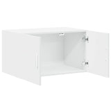 Wall Cabinet White 70x42.5x40 cm Engineered Wood - Close-Up Angle