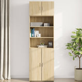 Wall Cabinet Sonoma Oak 70x42.5x40 cm Engineered Wood - Side View