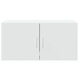 Wall Cabinet White 80x42.5x40 cm Engineered Wood - Top-Down View