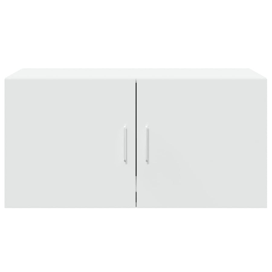 Wall Cabinet White 80x42.5x40 cm Engineered Wood
