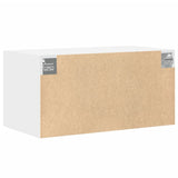 Wall Cabinet White 80x42.5x40 cm Engineered Wood - Rear View