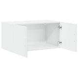 Wall Cabinet White 80x42.5x40 cm Engineered Wood - Close-Up Angle