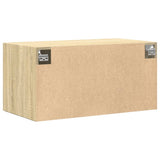 Wall Cabinet Sonoma Oak 80x42.5x40 cm Engineered Wood - Rear View