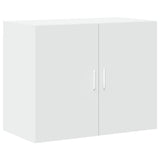 Wall Cabinet White 80x42.5x64 cm Engineered Wood - Front View
