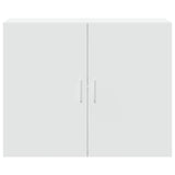 Wall Cabinet White 80x42.5x64 cm Engineered Wood