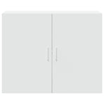 Wall Cabinet White 80x42.5x64 cm Engineered Wood