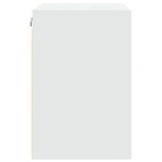 Wall Cabinet White 80x42.5x64 cm Engineered Wood