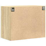 Wall Cabinet Sonoma Oak 80x42.5x64 cm Engineered Wood - Rear View