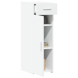 Sideboard White 30x42.5x93 cm Engineered Wood