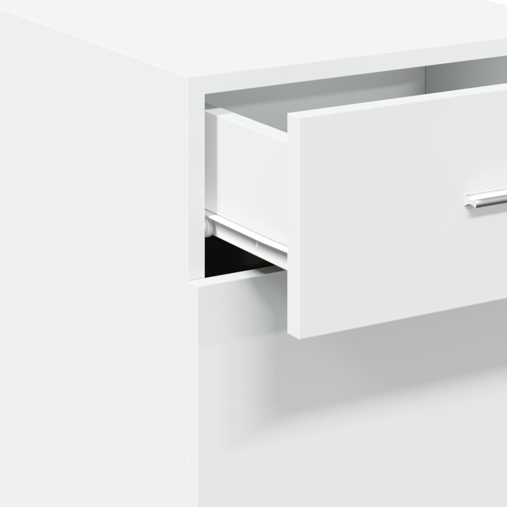Sideboard White 40x42.5x93 cm Engineered Wood