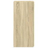 Sideboard Sonoma Oak 40x42.5x93 cm Engineered Wood - 45-Degree Angle