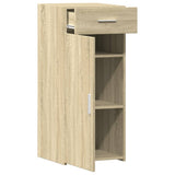Sideboard Sonoma Oak 40x42.5x93 cm Engineered Wood - Low Angle