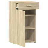 Sideboard Sonoma Oak 50x42.5x93 cm Engineered Wood - Low Angle