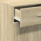 Sideboard Sonoma Oak 50x42.5x93 cm Engineered Wood - Extra Image