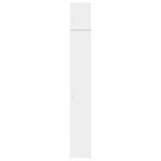 Slim Storage Cabinet White 30x42.5x225 cm Engineered Wood