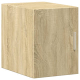 Slim Storage Cabinet Sonoma Oak 30x42.5x225 cm Engineered Wood - 45-Degree Angle