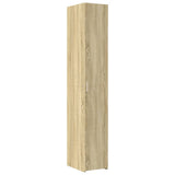 Slim Storage Cabinet Sonoma Oak 30x42.5x225 cm Engineered Wood - Rear View