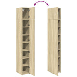 Slim Storage Cabinet Sonoma Oak 30x42.5x225 cm Engineered Wood - Extra Image
