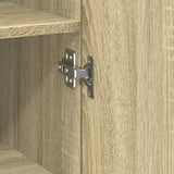 Slim Storage Cabinet Sonoma Oak 30x42.5x225 cm Engineered Wood - Extra Image