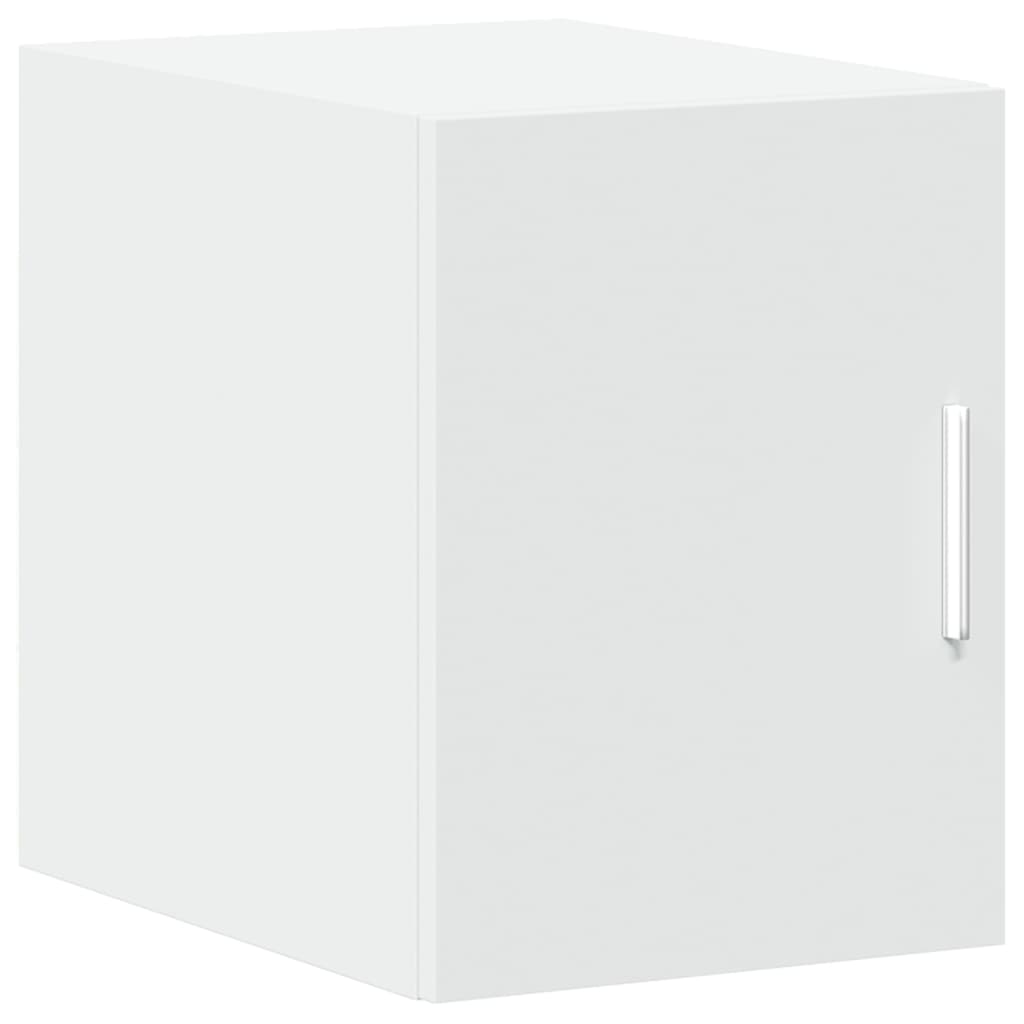 Slim Storage Cabinet White 30x42,5x225 cm Engineered Wood