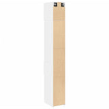 Slim Storage Cabinet White 30x42,5x225 cm Engineered Wood