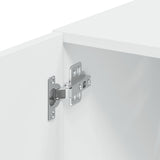Slim Storage Cabinet White 30x42,5x225 cm Engineered Wood
