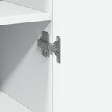 Slim Storage Cabinet White 40x42.5x225 cm Engineered Wood - Extra Image