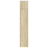 Slim Storage Cabinet Sonoma Oak 40x42.5x225 cm Engineered Wood - Top-Down View