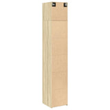 Slim Storage Cabinet Sonoma Oak 40x42.5x225 cm Engineered Wood - Low Angle