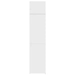 Slim Storage Cabinet White 50x42,5x225 cm Engineered Wood