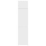 Slim Storage Cabinet White 50x42,5x225 cm Engineered Wood - Top-Down View