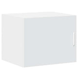 Slim Storage Cabinet White 50x42,5x225 cm Engineered Wood