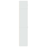 Slim Storage Cabinet White 50x42,5x225 cm Engineered Wood