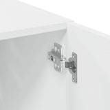 Slim Storage Cabinet White 50x42,5x225 cm Engineered Wood - Extra Image