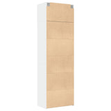 Storage Cabinet White 70x42.5x225 cm Engineered Wood - Low Angle