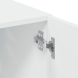 Storage Cabinet White 70x42.5x225 cm Engineered Wood - Extra Image