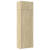 Storage Cabinet Sonoma Oak 70x42.5x225 cm Engineered Wood