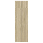 Storage Cabinet Sonoma Oak 70x42.5x225 cm Engineered Wood
