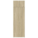 Storage Cabinet Sonoma Oak 70x42.5x225 cm Engineered Wood - Top-Down View