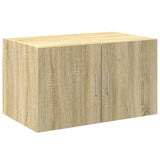 Storage Cabinet Sonoma Oak 70x42.5x225 cm Engineered Wood - 45-Degree Angle