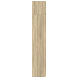 Storage Cabinet Sonoma Oak 70x42.5x225 cm Engineered Wood - Close-Up Angle