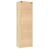 Storage Cabinet Sonoma Oak 70x42.5x225 cm Engineered Wood - Low Angle
