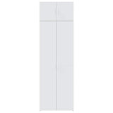 Storage Cabinet White 70x42.5x225 cm Engineered Wood - Top-Down View